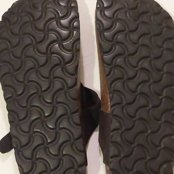 Women's Betula By Birkenstock Gizeh Suede Sandals Chocolate Brown - Size 6 - Picture 5 of 5